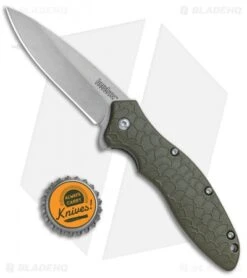 Kershaw Oso Sweet Assisted Opening Knife OD Green (3" Stonewash) 1830ODSW -Kershaw Store Kershaw Oso Sweet Assisted Opening OD Green SW KS1830ODSW BHQ 79526 jr bottlecap