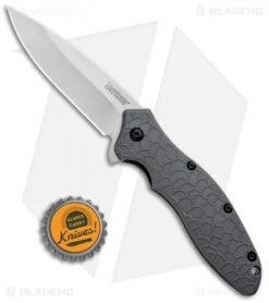 Kershaw Oso Sweet Assisted Opening Knife Gray (3" Stonewash) 1830GRYSW -Kershaw Store Kershaw Oso Sweet LL Gray SW KS1830GRYSW BHQ 96706 jr bottlecap