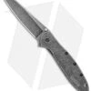 Kershaw Random Leek Reverse Tanto Assisted Opening Knife (3" Black SW) -Kershaw Store Kershaw Random Leek Reverse Tanto Assited Opening BlackWash 1660RBW BHQ 123397 jr