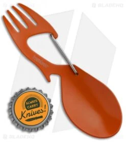 Kershaw Ration Stainless Steel Spork Multi-tool (Orange) 1140OR -Kershaw Store Kershaw Ration Orange 1140OR BHQ 86191 jr bottlecap