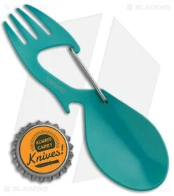 Kershaw Ration Stainless Steel Spork Multi-tool (Teal) 1140TEALX -Kershaw Store Kershaw Ration Teal 1140TEAL BHQ 86192 jr bottlecap