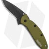Kershaw Scallion Assisted Opening Knife Olive (2.25" Black) 1620OLBLK -Kershaw Store Kershaw Scallion Assisted Opening Knife Olive 2in Black BHQ 11769 td