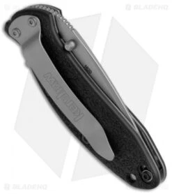 Kershaw Scallion Assisted Opening Knife Black GRN (2.25" Bead Blast) 1620 -Kershaw Store Kershaw Scallion Black GFN BB 1620 BHQ 0082 jr side