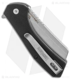 Kershaw Static Cleaver Liner Lock Knife Black G-10 (2.8" SW D2) 9 Kershaw Static Cleaver Liner Lock Knife Black G-10 (2.8" SW D2) -Kershaw Store Kershaw Static Cleaver Liner Lock Knife Black G 10 2 BHQ 113581 LS Side
