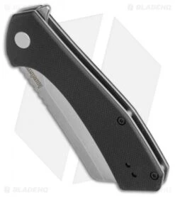 Kershaw Static Cleaver Liner Lock Knife Black G-10 (2.8" SW D2) 8 Kershaw Static Cleaver Liner Lock Knife Black G-10 (2.8" SW D2) -Kershaw Store Kershaw Static Cleaver Liner Lock Knife Black G 10 2 BHQ 113581 LS Spine