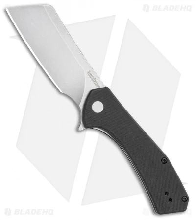 Kershaw Static Cleaver Liner Lock Knife Black G-10 (2.8" SW D2) 3 Kershaw Static Cleaver Liner Lock Knife Black G-10 (2.8" SW D2)