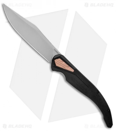 Kershaw Strata XL Frame Lock Knife Black G10 (5.4" Bead Blast) 3 Kershaw Strata XL Frame Lock Knife Black G10 (5.4" Bead Blast)