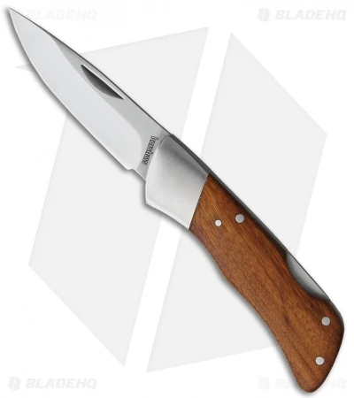 Kershaw Wood Lockback Knife (2.5" Satin) KS1362 3 Kershaw Wood Lockback Knife (2.5" Satin) KS1362