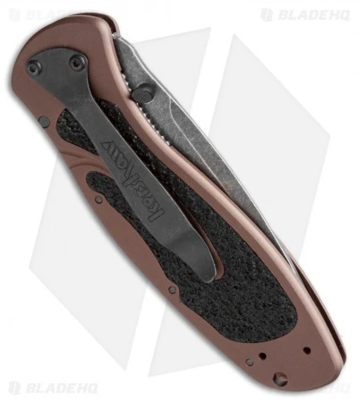 Kershaw Blur Assisted Opening Knife Brown (BlackWash Elmax) 1670BWBR 4 Kershaw Blur Assisted Opening Knife Brown (BlackWash Elmax) 1670BWBR - Image 2