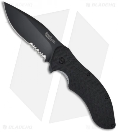 Kershaw Clash Assisted Opening Knife (3.25" Black Serr) 1605CKTST 3 Kershaw Clash Assisted Opening Knife (3.25" Black Serr) 1605CKTST