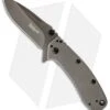 Kershaw Cryo II Assisted Opening Knife (3.25" Gray) 1556TI 1 Kershaw Cryo II Assisted Opening Knife (3.25" Gray) 1556TI -Kershaw Store kershaw cryo ii flipper grey plain 1556ti