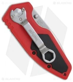 Kershaw Half Ton Liner Lock Knife Red (2.5" Satin) 1445 5 Kershaw Half Ton Liner Lock Knife Red (2.5" Satin) 1445 -Kershaw Store kershaw half ton 1445 back