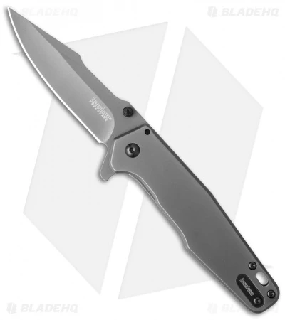 Kershaw Ferrite Assisted Opening Flipper Knife (3.25" Gray Ti) 1557TI 3 Kershaw Ferrite Assisted Opening Flipper Knife (3.25" Gray Ti) 1557TI