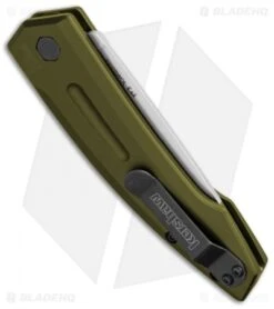 Kershaw Launch 2 Automatic Knife OD Green Aluminum (3.4" Stonewash) 7200SWOL -Kershaw Store kershaw launch auto 2 sw 7200swol cm bhq 32693 jr side 1