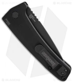 Kershaw Launch 3 Automatic Knife Black Aluminum (3.4" Black) 7300BLK -Kershaw Store kershaw launch auto 3 7300blk side cm