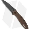 Kershaw Leek Assisted Opening Knife Brown (3" Black) Elmax 1660SWBRN -Kershaw Store kershaw leek 160bwbrn cm