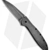 Kershaw Leek Assisted Opening Knife (3" BlackWash) 1660BLKW -Kershaw Store kershaw leek blackwash plain 1660blkq