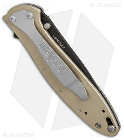 Kershaw Leek Assisted Opening Knife Desert Sand (3" Black) 1660DSBLK 5 Kershaw Leek Assisted Opening Knife Desert Sand (3" Black) 1660DSBLK - Image 3