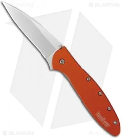 Kershaw Leek Assisted Opening Knife Orange (3" Bead Blast) 1660OR