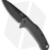 Kershaw Link Drop Point Knife Gray Aluminum (3.25" BlackWash) 1776GRYBW 1 Kershaw Link Drop Point Knife Gray Aluminum (3.25" BlackWash) 1776GRYBW -Kershaw Store kershaw link 1776grybw cm