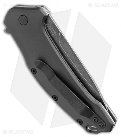 Kershaw Link Tanto Knife Gray Aluminum (3.25" BlackWash) 1776TGRYBW 4 Kershaw Link Tanto Knife Gray Aluminum (3.25" BlackWash) 1776TGRYBW - Image 2