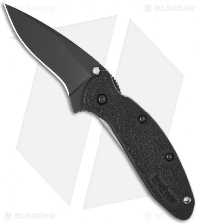Kershaw Scallion Assisted Opening Knife Black GFN (2.25" Black) 1620BLK 3 Kershaw Scallion Assisted Opening Knife Black GFN (2.25" Black) 1620BLK